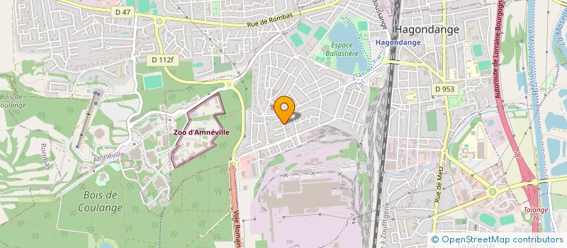 localisation de l'entreprise VALDUST  HAGONDANGE