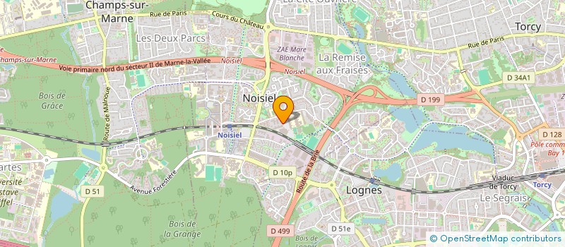 localisation de l'entreprise VALDYS à NOISIEL