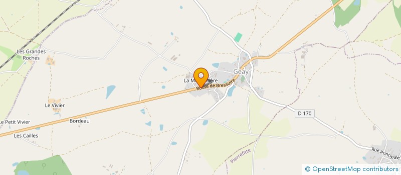 localisation de l'entreprise VALDYS  GEAY