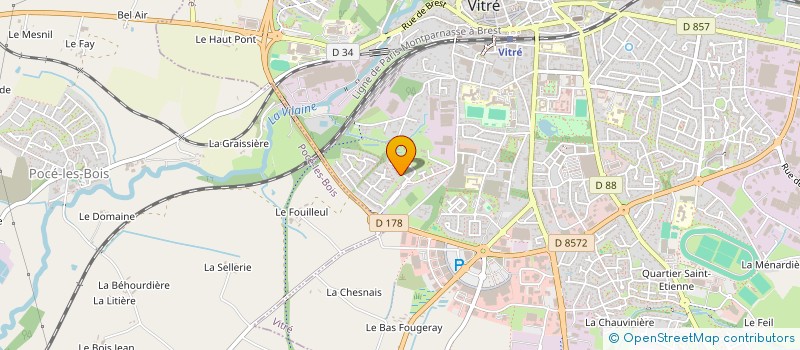 localisation de l'entreprise VALE  VITRE