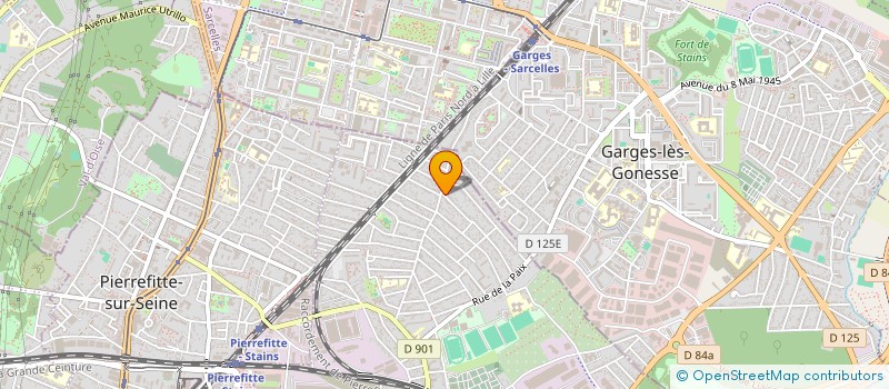 localisation de l'entreprise VALE à STAINS