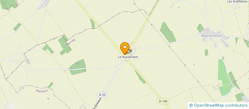 localisation de l'entreprise VALE  MESNILS-SUR-ITON