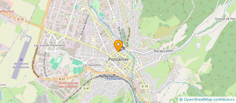 localisation de l'entreprise VALE EARLY CHILDHOOD EDUCATION à PONTARLIER