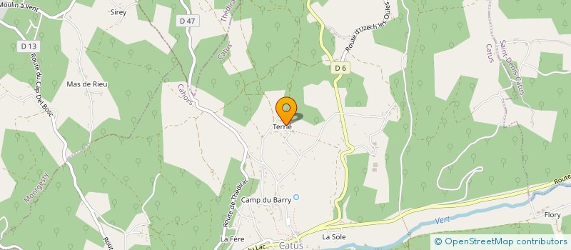 localisation de l'entreprise VALE ECOTECH  CATUS