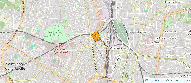 localisation de l'entreprise VALE PATRIMOINE à ORLEANS