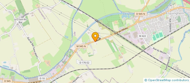 localisation de l'entreprise VALEA  ERQUINGHEM-LYS