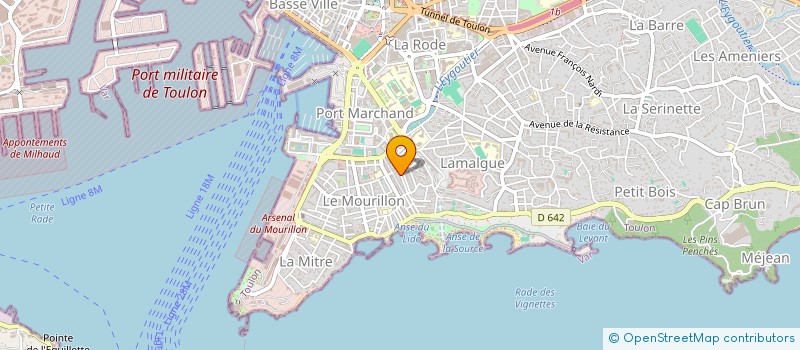 localisation de l'entreprise VALEA  TOULON