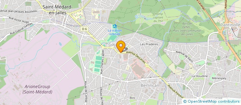 localisation de l'entreprise VALEA CUISINES  SAINT-MEDARD-EN-JALLES