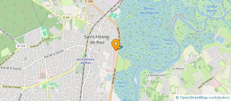 localisation de l'entreprise VALEAL à SAINT-HILAIRE-DE-RIEZ