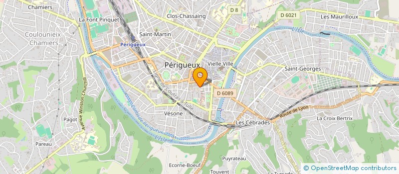 localisation de l'entreprise VALEAN  PERIGUEUX