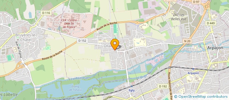 localisation de l'entreprise VALEANDRE  OLLAINVILLE