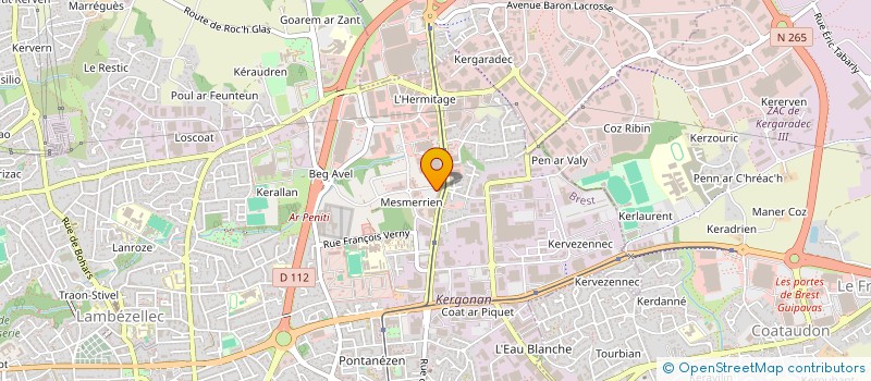 localisation de l'entreprise VALEANSE à BREST