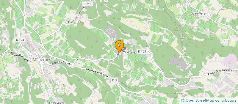 localisation de l'entreprise VALEARNIA INVEST  MENERBES