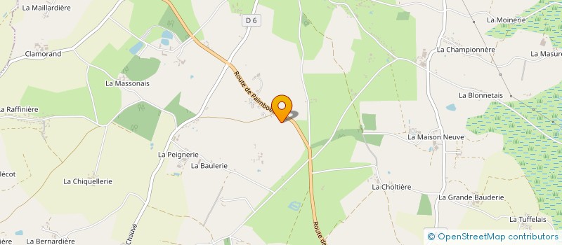 localisation de l'entreprise VALEBEM  FROSSAY