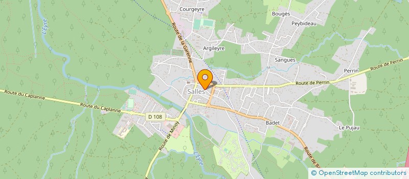 localisation de l'entreprise VALEC  SALLES