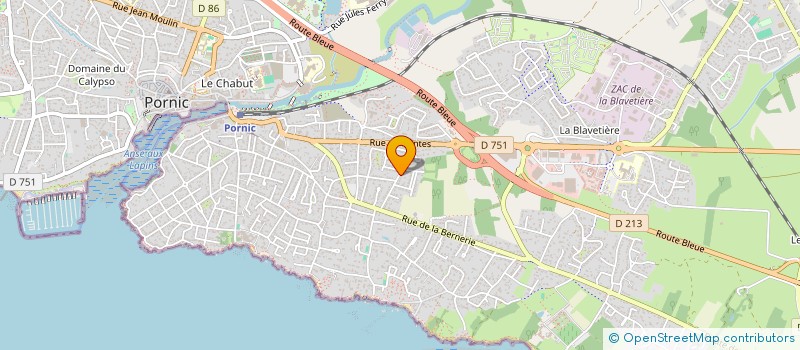 localisation de l'entreprise VALEC GESTION à PORNIC
