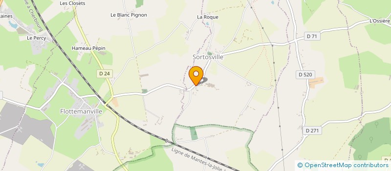 localisation de l'entreprise VALECLAIR  SORTOSVILLE