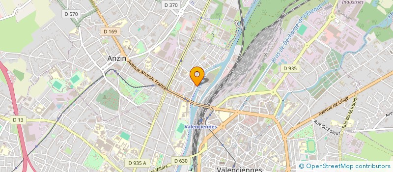 localisation de l'entreprise VALECOBAT à VALENCIENNES