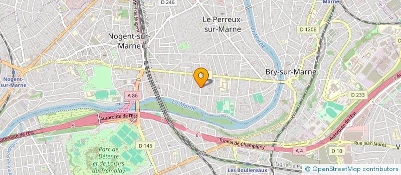 localisation de l'entreprise VALECOME à LE PERREUX-SUR-MARNE
