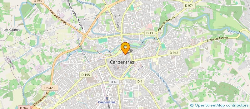 localisation de l'entreprise VALED  CARPENTRAS