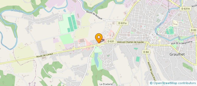 localisation de l'entreprise VALEDEN  GRAULHET