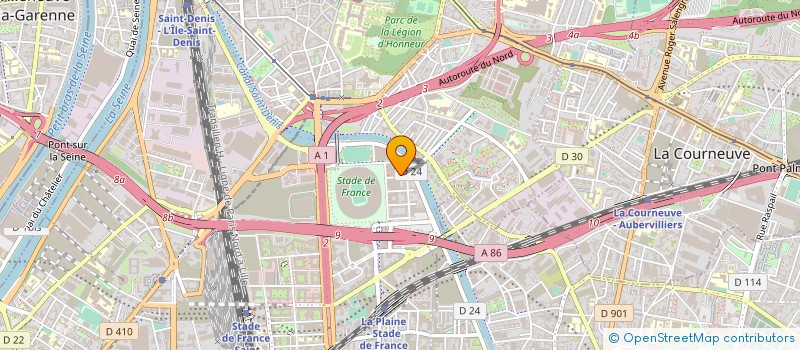 localisation de l'entreprise VALEF à SAINT-DENIS