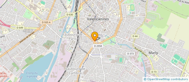 localisation de l'entreprise VALEM à VALENCIENNES