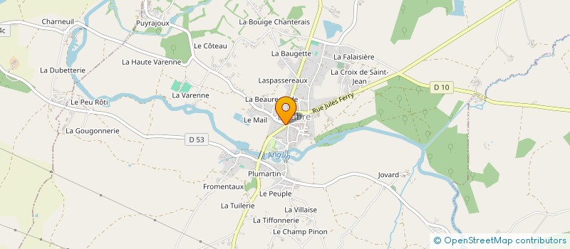 localisation de l'entreprise VALEM à BELABRE