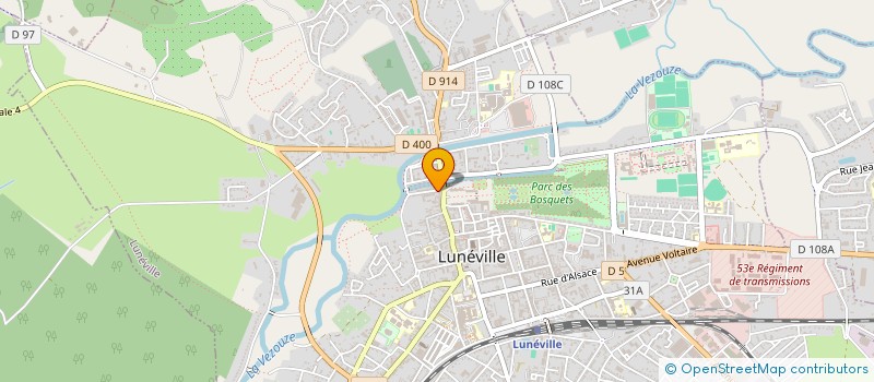 localisation de l'entreprise VALEM  LUNEVILLE