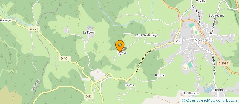 localisation de l'entreprise VALEM  NOIRETABLE