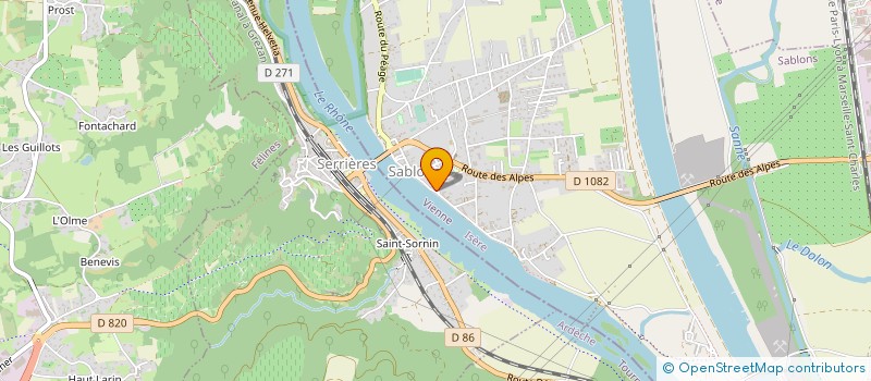 localisation de l'entreprise VALEMAR  SABLONS
