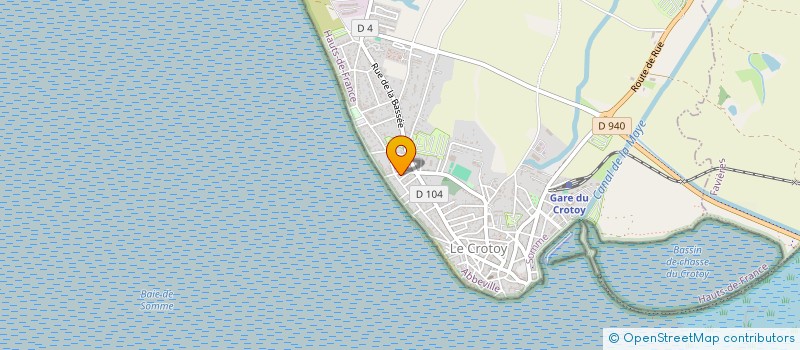 localisation de l'entreprise VALEMBOIS à LE CROTOY