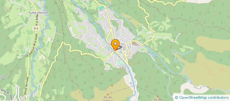 localisation de l'entreprise VALEMICA  VERNET-LES-BAINS