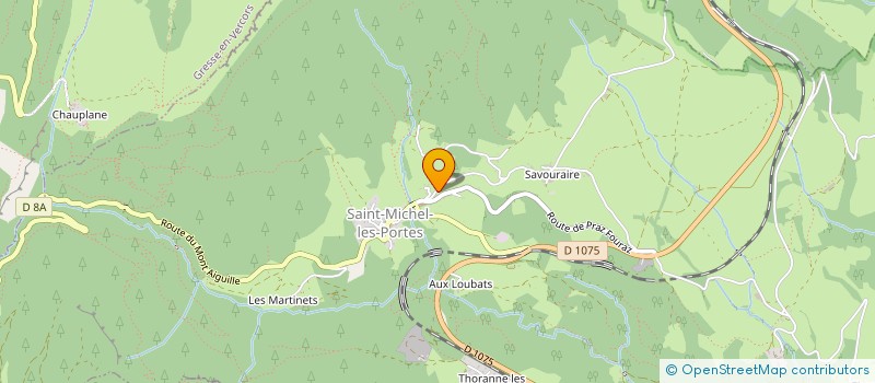 localisation de l'entreprise VALEMIE  SAINT-MICHEL-LES-PORTES