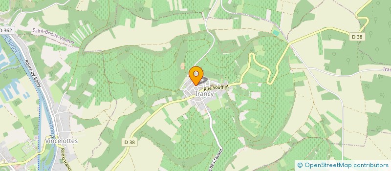 localisation de l'entreprise VALEMILLE  IRANCY