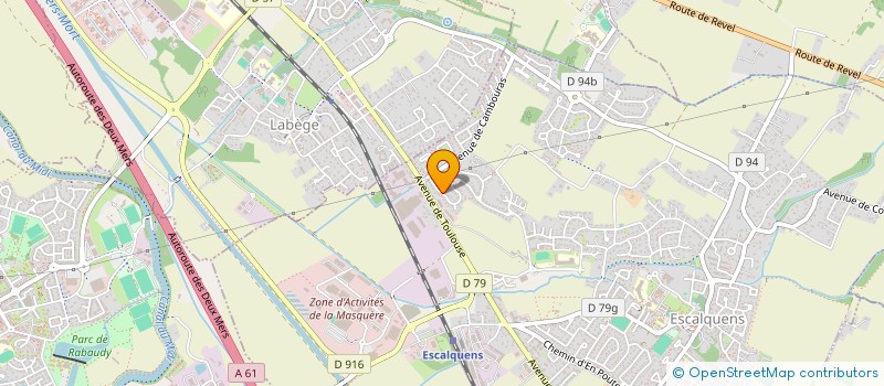 localisation de l'entreprise VALEMM  ESCALQUENS