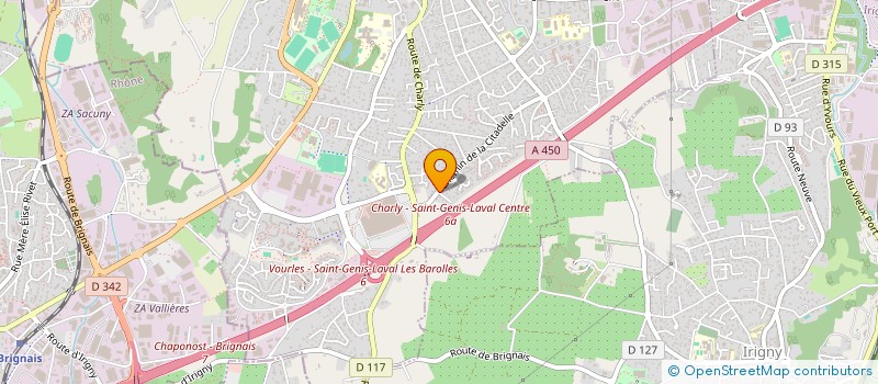 localisation de l'entreprise VALENA  SAINT-GENIS-LAVAL