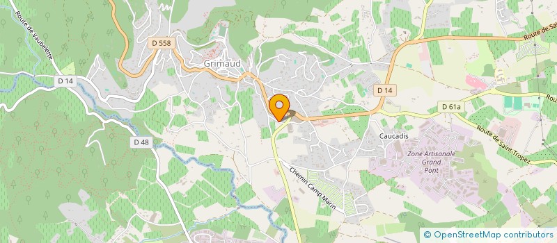 localisation de l'entreprise VALENCE à GRIMAUD