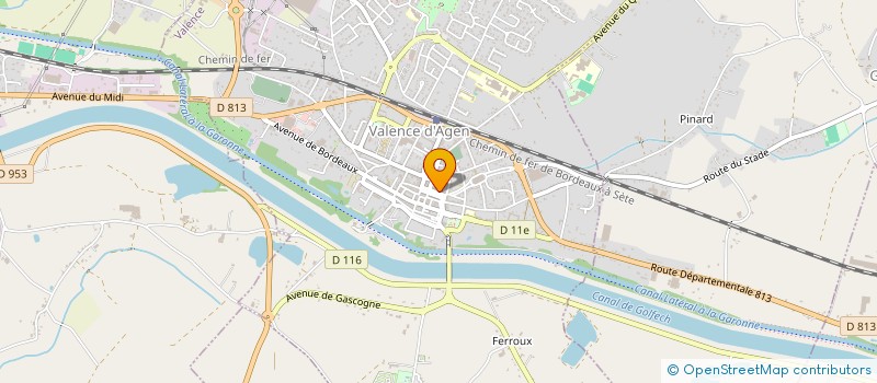 localisation de l'entreprise VALENCE AMBULANCES  VALENCE