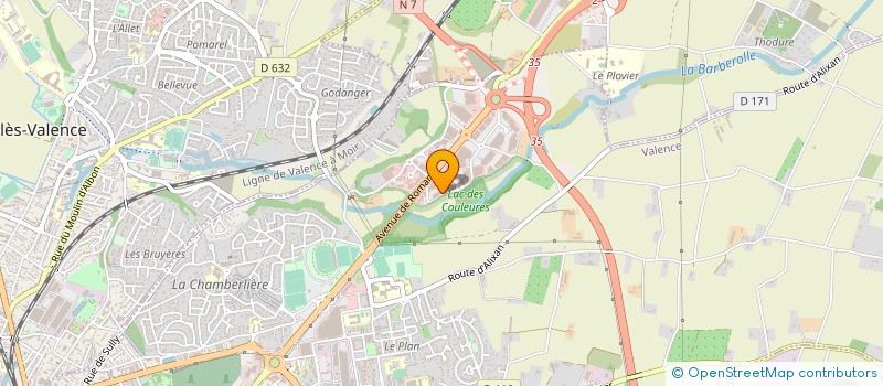 localisation de l'entreprise VALENCE CA à VALENCE
