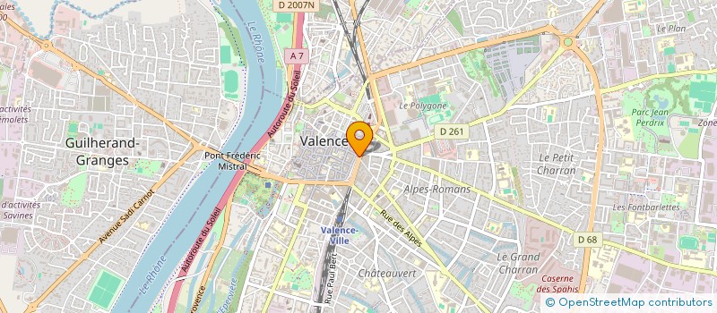 localisation de l'entreprise VALENCE CONGRES à VALENCE