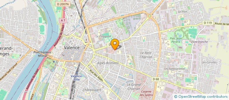 localisation de l'entreprise VALENCE HABITAT SERVICES  VALENCE