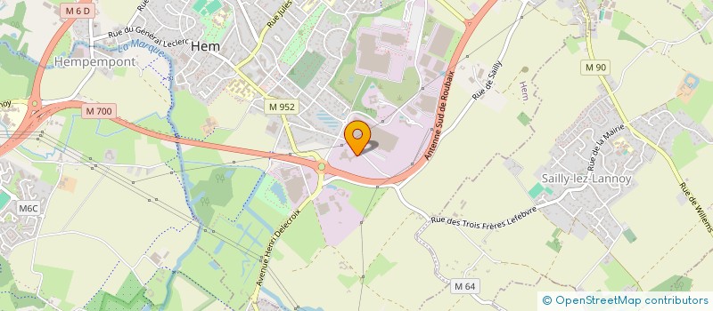 localisation de l'entreprise VALENCE IMMO  LEZENNES