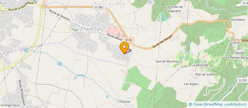 localisation de l'entreprise VALENCE IMMOBILIER à SAINT-CYR