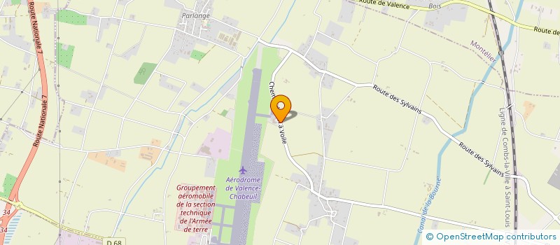 localisation de l'entreprise VALENCE PLANEUR à CHABEUIL