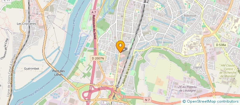 localisation de l'entreprise VALENCE SPORTS EXTREMES (VSE)  VALENCE