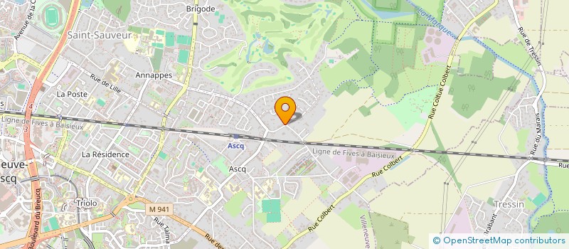 localisation de l'entreprise VALENCIA 2020  VILLENEUVE-D'ASCQ