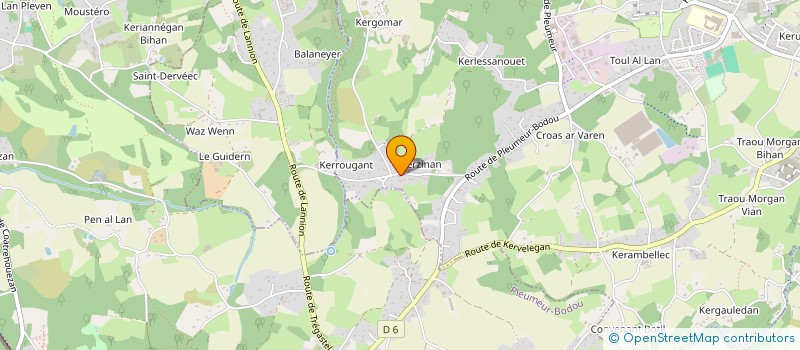 localisation de l'entreprise VALENCIA  PERROS-GUIREC