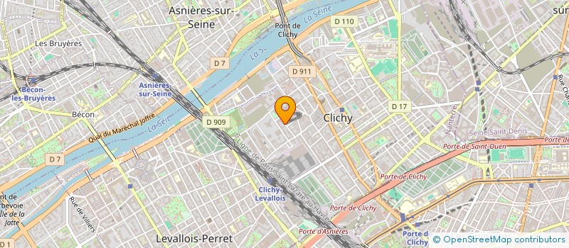 localisation de l'entreprise VALENCIA DECO à CLICHY