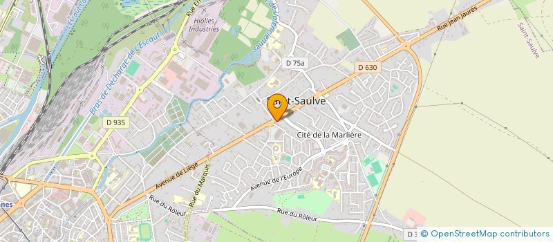 localisation de l'entreprise VALENCIENNES ECOLE CONDUITE AUTO MOTO à SAINT-SAULVE